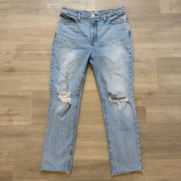 Madewell Denim - Madewell Jeans Womens Size 31 The Perfect Vintage Jean‎ Distressed Blue Denim